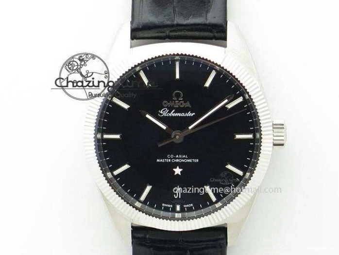 0513 Planet Ocean Master Chrono 45mm SS OM 1:1 Best Edition Black Dial On Orange Rubber Strap A Attractive 8170